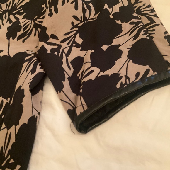 Ecologies Stunning Lined Jacket Faux Leather Trim W/pockets Tan Black EUC - 3X - Picture 9 of 9